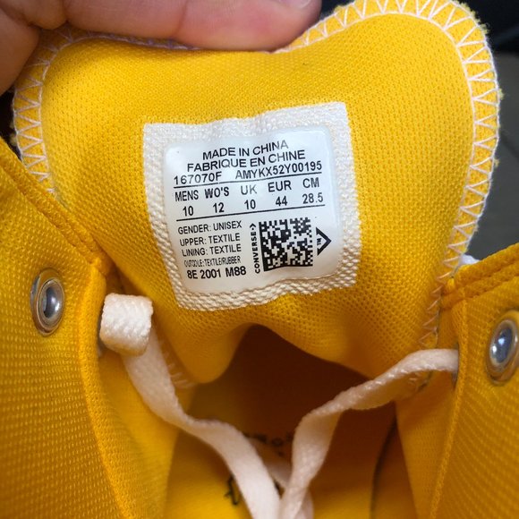 Converse CT All Star High Yellow Smiley (MS) - Picture 6 of 6